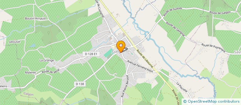 localisation de l'entreprise NORD FRONSADAIS AIDE GARDE A DOMICILE à GALGON