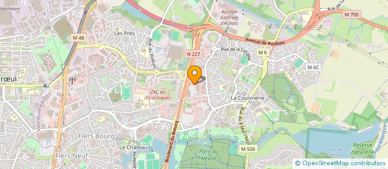 localisation de l'entreprise NORD GLOBAL CONSTRUCTION  VILLENEUVE-D'ASCQ