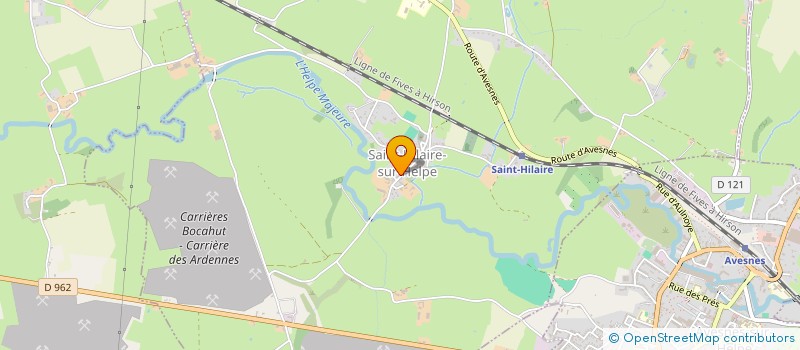 localisation de l'entreprise NORD HVAC à SAINT-HILAIRE-SUR-HELPE