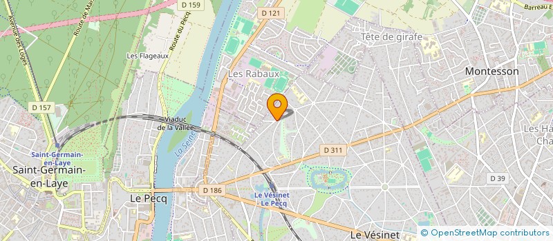 localisation de l'entreprise NORD IBIS  LE VESINET