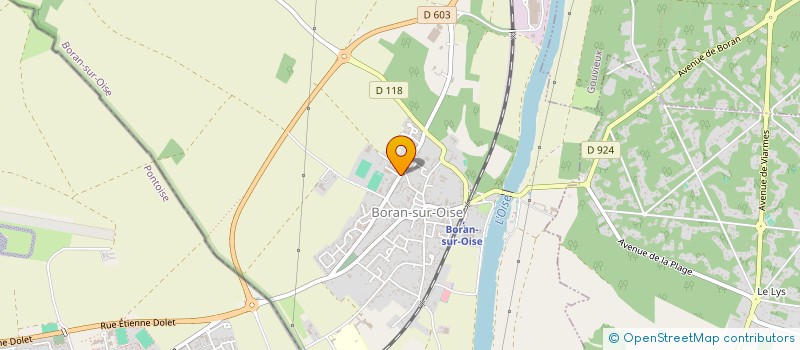 localisation de l'entreprise NORD IDF SOL MUR - NISM  BORAN-SUR-OISE