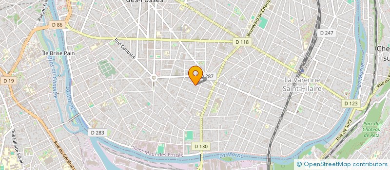 localisation de l'entreprise NORD IMMO à SAINT-MAUR-DES-FOSSES