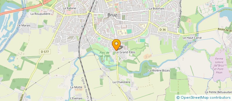 localisation de l'entreprise NORD IMMO GESTION  BRUZ