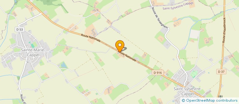 localisation de l'entreprise NORD INFILTROMETRIE à SAINTE-MARIE-CAPPEL