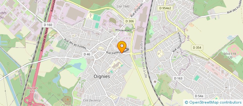 localisation de l'entreprise NORD INTER MATERIEL à OIGNIES