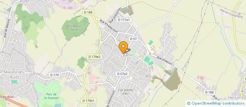 localisation de l'entreprise NORD INVEST  BARLIN
