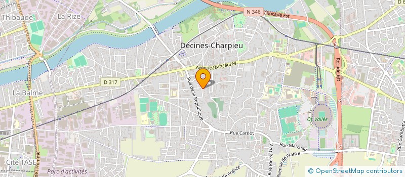 localisation de l'entreprise NORD ISERE DIAGNOSTICS - N.I.D. à LOYETTES