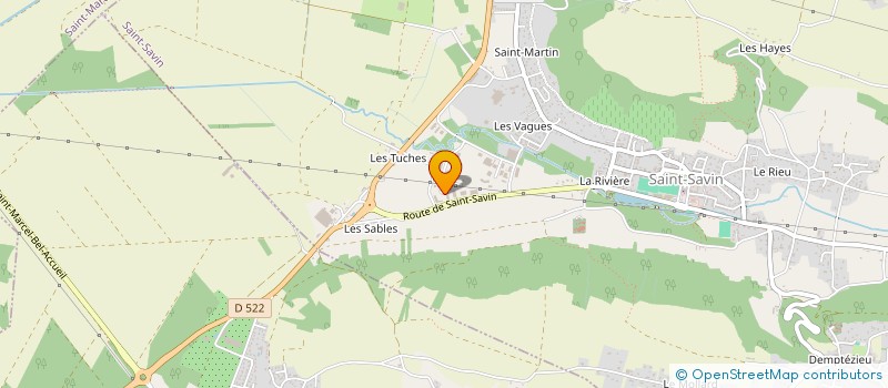 localisation de l'entreprise NORD ISERE LOCALAND à SAINT-SAVIN