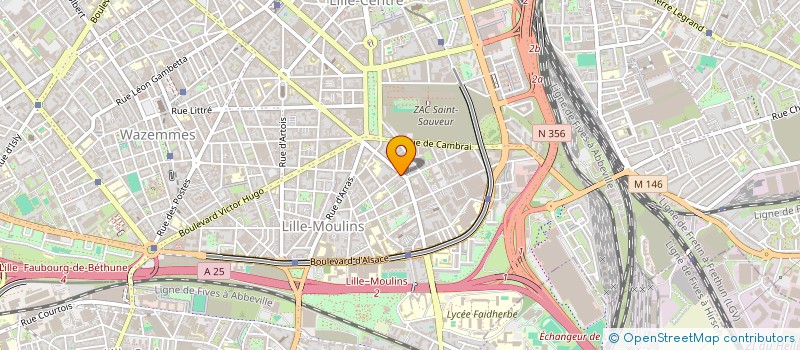 localisation de l'entreprise NORD JOIE SARL à LILLE