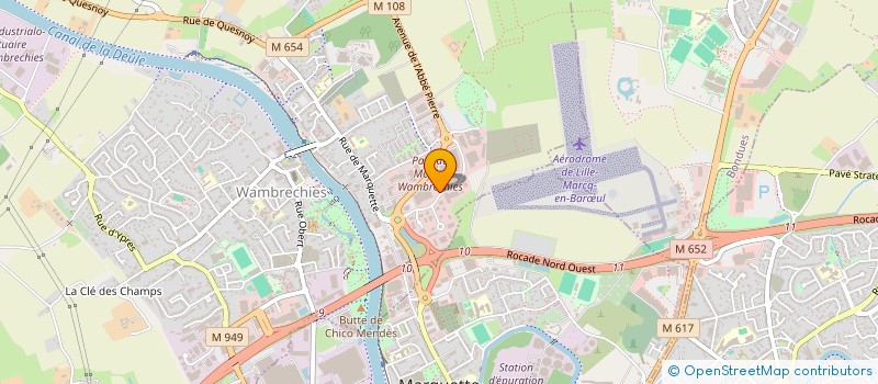 localisation de l'entreprise NORD-LASER-TUBE à WAMBRECHIES
