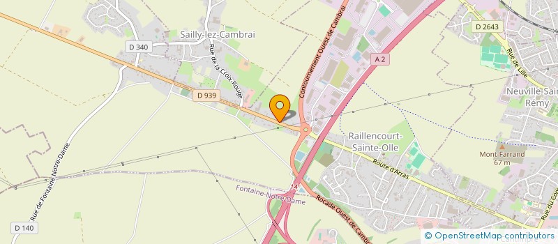 localisation de l'entreprise NORD LEASE à RAILLENCOURT-SAINTE-OLLE