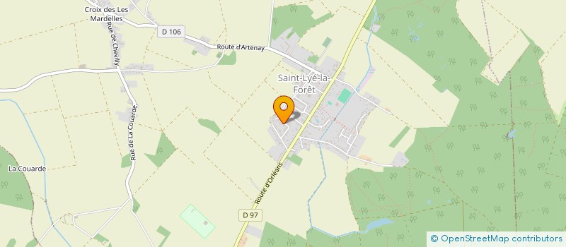 localisation de l'entreprise NORD LOIRE COURTAGE TRAVAUX à SAINT-LYE-LA-FORET