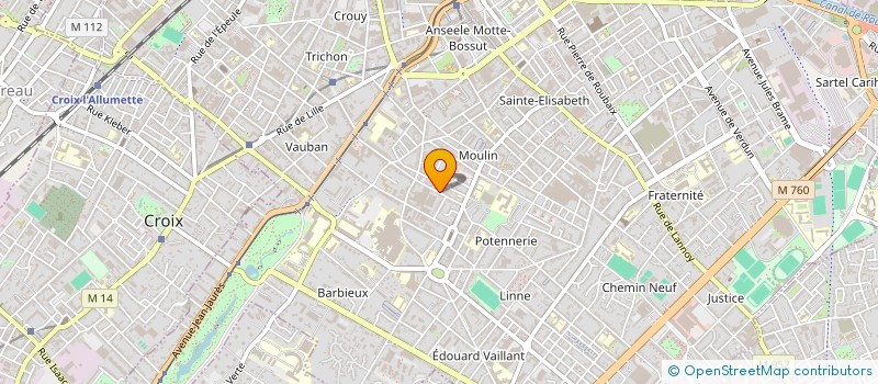 localisation de l'entreprise NORD MAILING à ROUBAIX