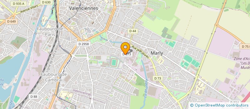 localisation de l'entreprise NORD MATERIAUX SOC à VALENCIENNES