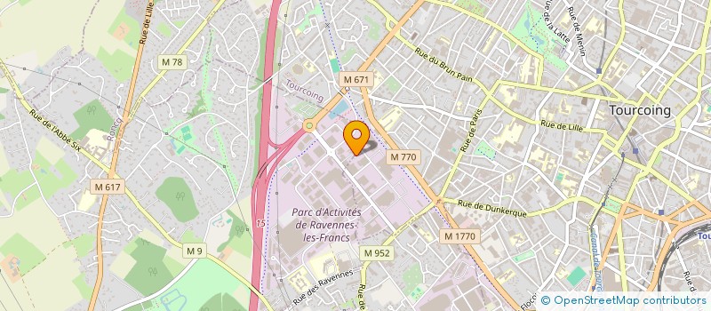 localisation de l'entreprise NORD MED à TOURCOING