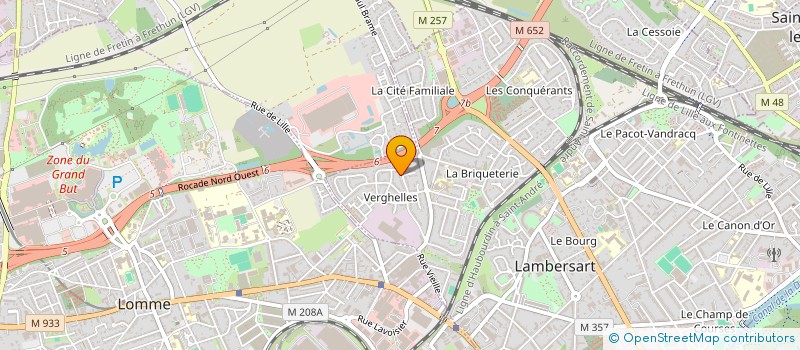 localisation de l'entreprise NORD MEDIAS MARKETING à LAMBERSART