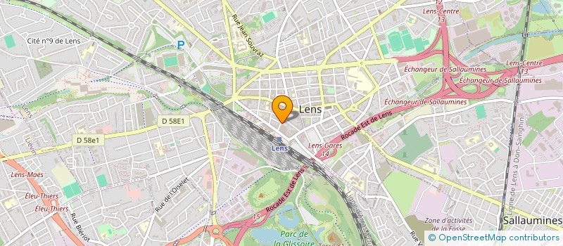 localisation de l'entreprise NORD MICRO  LENS