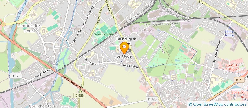 localisation de l'entreprise NORD MOBILIER à DOUAI