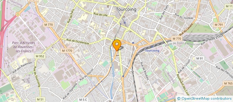 localisation de l'entreprise NORD MOTO SERVICE à TOURCOING