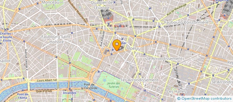 localisation de l'entreprise NORD OBTENTIONS à PARIS