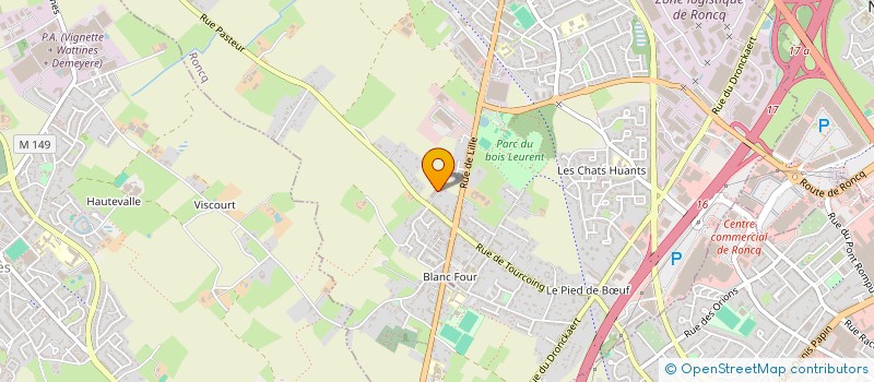 localisation de l'entreprise NORD OCCASIONS SARL à RONCQ