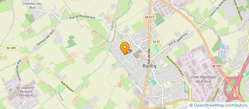 localisation de l'entreprise NORD OPALE AGENCEMENT  RONCQ