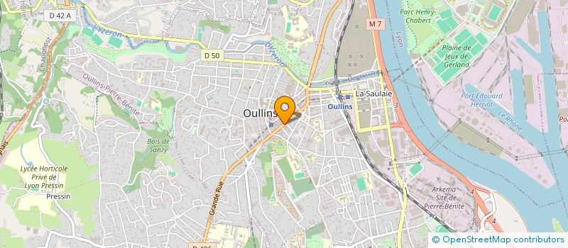 localisation de l'entreprise NORD OUEST  OULLINS-PIERRE-BENITE