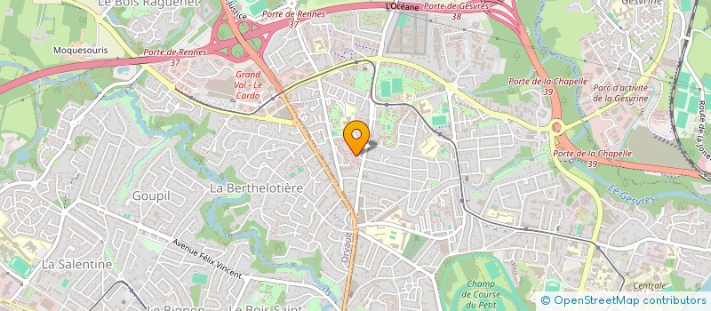 localisation de l'entreprise NORD-OUEST RM à NANTES