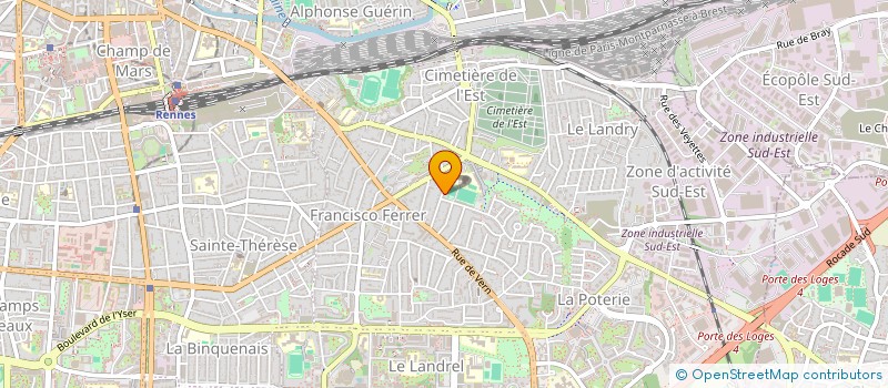 localisation de l'entreprise NORD OUEST SERVICES MPLUS à RENNES