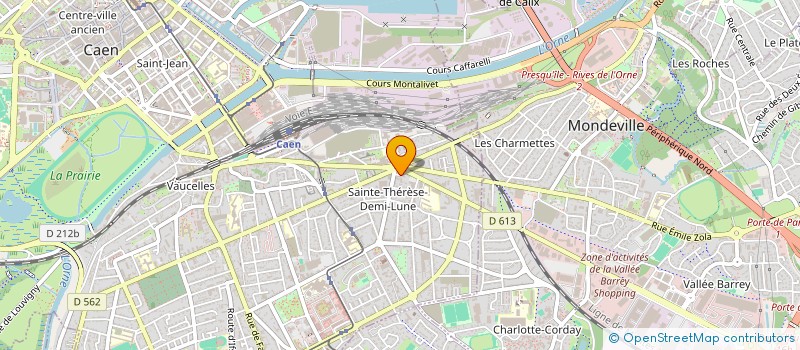 localisation de l'entreprise NORD OUEST TRAITEMENT à CAEN