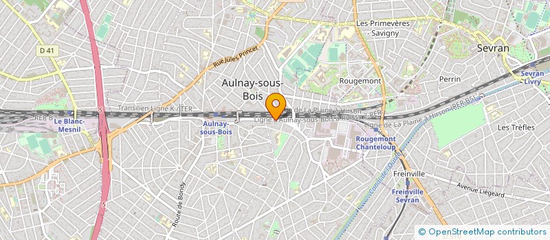 localisation de l'entreprise NORD PARIS DIESEL TENAUD à AULNAY-SOUS-BOIS