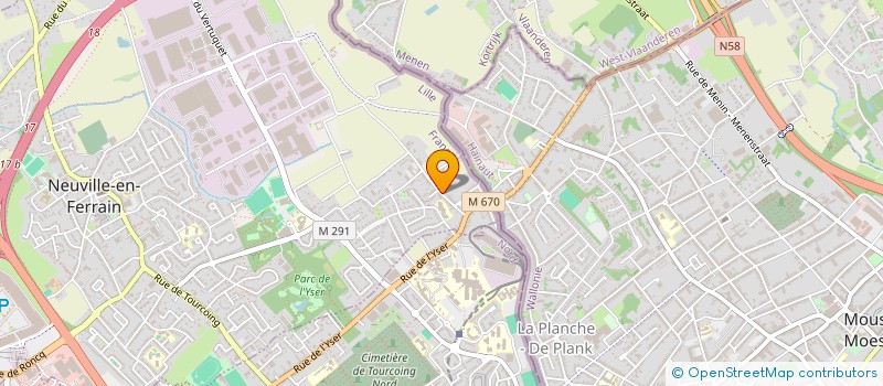 localisation de l'entreprise NORD PAVEURS  NEUVILLE-EN-FERRAIN