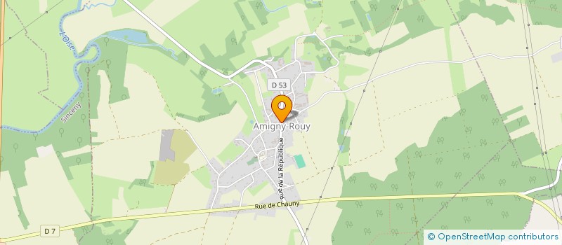localisation de l'entreprise NORD PICARDIE SANTE à AMIGNY-ROUY
