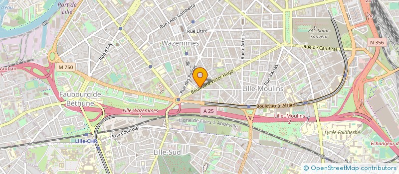 localisation de l'entreprise NORD POITOU à LILLE