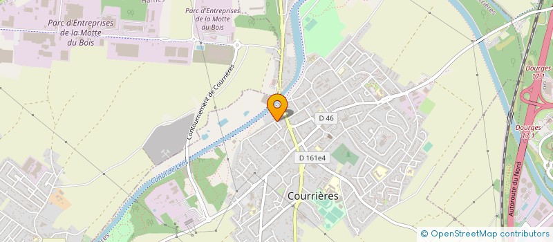 localisation de l'entreprise NORD POSE à COURRIERES