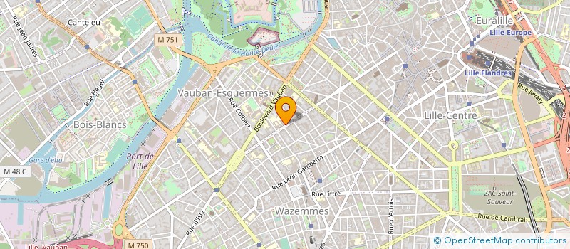 localisation de l'entreprise NORD PRINT SERVICE  LILLE