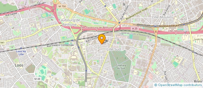 localisation de l'entreprise NORD PRODUITS CARROSSERIE  LILLE