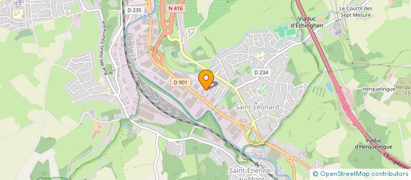 localisation de l'entreprise NORD PROJECTION RAVALEMENT  SAINT-LEONARD