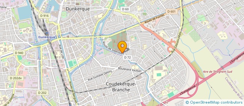 localisation de l'entreprise NORD PYLONES à COUDEKERQUE-BRANCHE