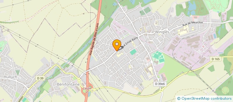 localisation de l'entreprise NORD REHA  WINGLES