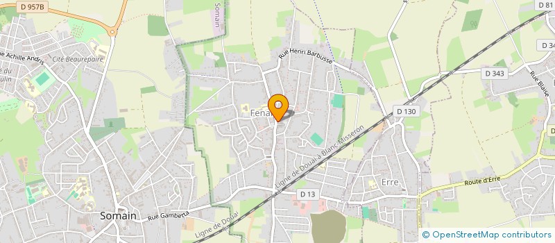 localisation de l'entreprise NORD RENO  FENAIN