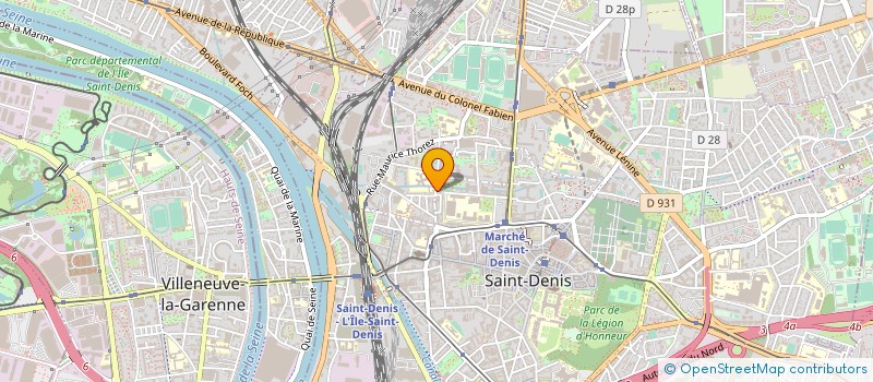 localisation de l'entreprise NORD SECURITE PREVENTION INTERVENTION à SAINT-DENIS