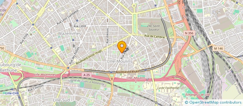 localisation de l'entreprise NORD SERVICE AMENAGEMENT à LILLE