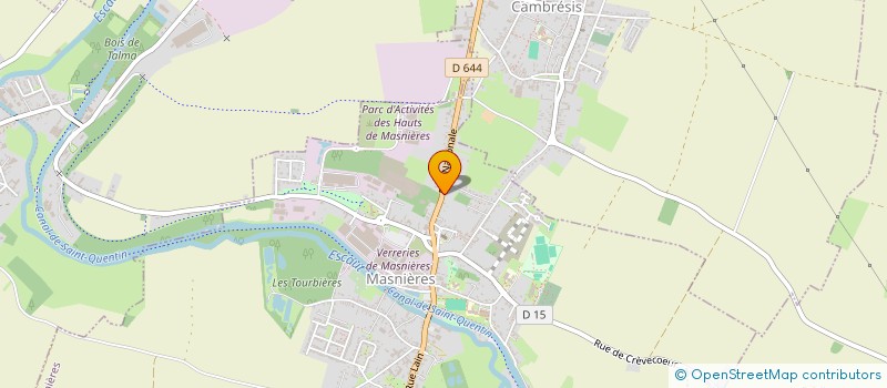 localisation de l'entreprise NORD SERVICES à MASNIERES
