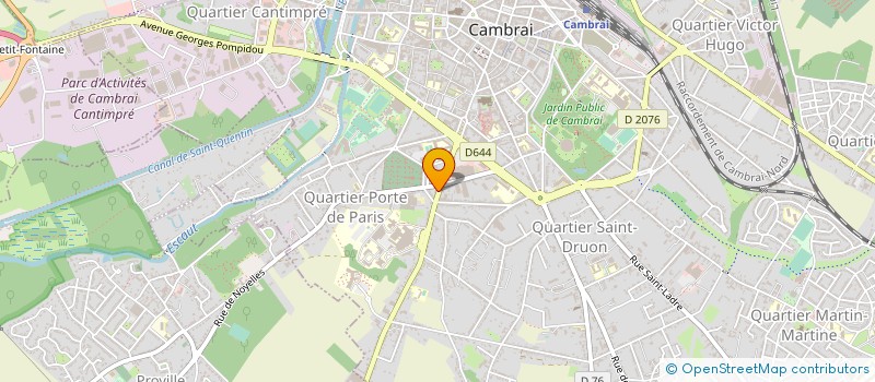 localisation de l'entreprise NORD SERVICES à CAMBRAI