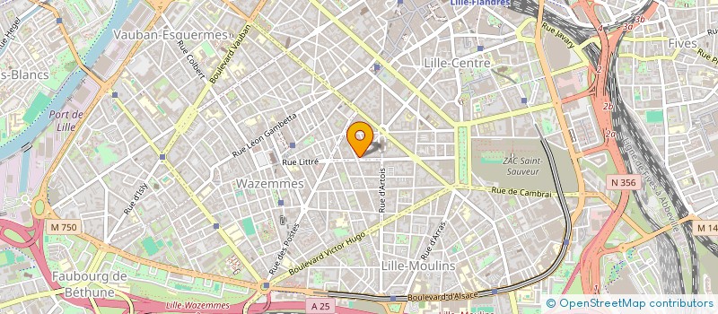 localisation de l'entreprise NORD SERVICES MPLUS à LILLE