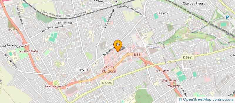 localisation de l'entreprise NORD SERVICES NETTOYAGE  LIEVIN