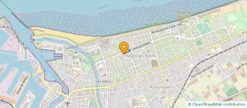 localisation de l'entreprise NORD SIEGES à DUNKERQUE