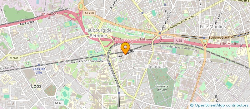 localisation de l'entreprise NORD SOL à LILLE