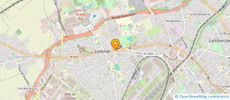 localisation de l'entreprise NORD SOLUTION MANAGER à LILLE